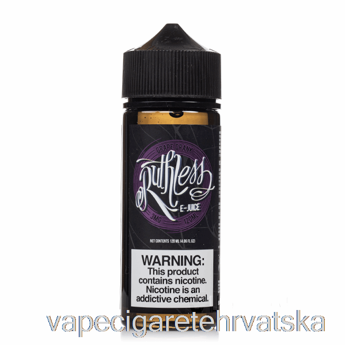 Vape Cigarete Grape Drank - Nemilosrdna Para - 120ml 0mg